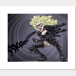 Black Canary Scream! Posters and Art